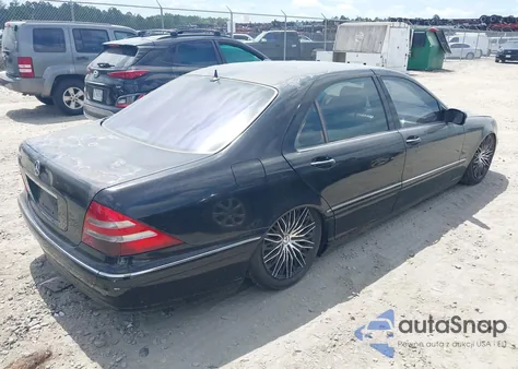2001 Mercedes-Benz S 500 z USA, uszkodzony, nr VIN WDBNG75J71A193818